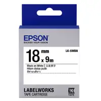 在飛比找蝦皮商城優惠-EPSON LK-5WBN S655401標籤帶 一般系列 