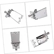 NOLITOY Elegant Metal Banjo Drawplate Ha153 5 String Tremolo Tailpiece Bridge for Banjo Guitar