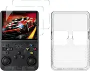 TPU Case with 2 Screen Tempered Film for R36S (Transparent White)
