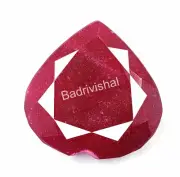 336 CT Natural Red Ruby Faceted Heart Shape Loose Gemstone IGL CERTIFIED S
