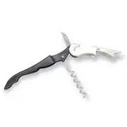 Waiter's Corkscrew Wine Bottle Opener - Built In Cork Remover, Bottle Cap Opener