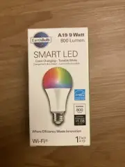 EarthBulb Smart LED Wi-Fi Color Bulb A19