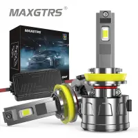 在飛比找蝦皮商城精選優惠-Maxgtrs 2x 超亮汽車 LED 大燈 Canbus 