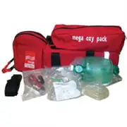 Brady First Aid Oxygen Resuscitation Pack - Red Case Resus Kit