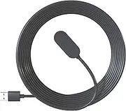 Arlo Indoor Magnetic Charging Cable - 8 ft Certified Accessory for Pro 5S 2K, 4, 3, 4 XL, Ultra 2, XL, Go 2 and Floodlight Cameras - Black (VMA5001C)