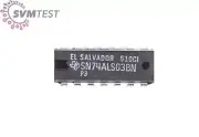 Texas Instruments SN74ALS03BN NAND Gate 4-Element 2-IN Bipolar 14-Pin