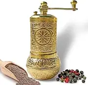 Gold Pepper Mill - Manual Spice & Coffee Bean Grinder