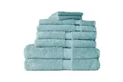8pc Canningvale Royal Splendour Home Decor Bathroom Bath Towel Set Aqua Foam
