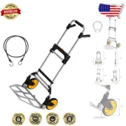Multi-Purpose Heavy-Duty Dolly with Large Rubber Wheels & Comfort Grip Handle