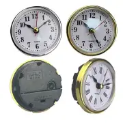 Affordable Brand New Quartz Clock Insert Insert Gold Colored Trim Parts