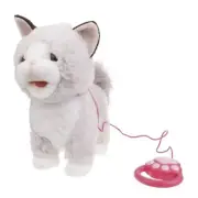 Walking Kitten Toy Music Animal Plush Toy Toddler Crawling Learning Toy