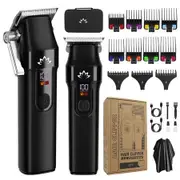 Professional Electric Hair Clippers for Men,Home Self-Service Hair Cutting Machine,Salon Quality Hair Trimmer For Haircut Styling Color Black