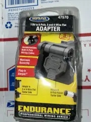 Hopkins Towing Solutions Adapter 7 Blade to 6 Round 5 and 4 Flat #47570