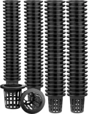 2 Inch Lightweight Garden Slit Mesh round Net Cups, 100 PCS Net Cups, Lightwe...