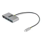 StarTech 3-Port USB-C Hub with Ethernet - HB30C3A1GEA2