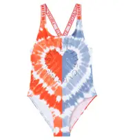 [Stella McCartney Kids] Stella McCartney Kids Tie-dye swimsuit Y 4 red