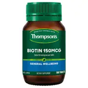 Thompsons Biotin 150mcg 100 Tablets