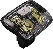 7-Color LED Automatic Shift knob Head, Touch-Sensitive Color-Changing Gear Lever Cover, Suitable for M8/M10/M12 Threaded car Gear Handles (Crystal Design) (Three Colors)