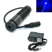 1pc Focusable 445nm 450nm 100mW Blue Dot Laser Diode Module With 5V Adapter