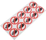 Safety Warning Stickers Do Not Touch Labels for Warehouses Laboratories and Home Use Visibility Signage for Industrial Safety