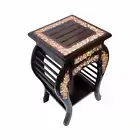 Side Table for Living Room with Drawer Multipurpose End Bedside Table Stool