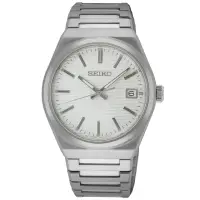 在飛比找momo購物網優惠-【SEIKO 精工】CS 紳士時尚簡約腕錶-白/SK027(