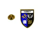 pins pin's flag national badge backpack hat shield surrey
