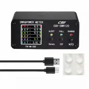 120W 1.8-54MHz SWR&Power Standing Wave Meter Display Multiple Parameters
