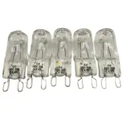 5x Electrolux 614 Wall Oven Halogen Lamp Light Bulb Globe|Suits:944031727