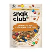 Snak Club Peanut Butter Chocolate Trail Mix with Peanuts Peanut Butter M&M’...