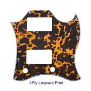For US Gibson SG Full Face Guitar pickguard With PAF Humbucker, Leopard print