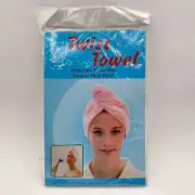 White Twist Towel For Wet/Dry/Long/Short Hair Super Absorbent & Comfortable