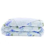 Anne de Solne Organic Cotton Percale 200 Thread Count Charme Coverlet