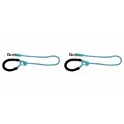 2PK Annabel Trends Sturdy Easy Locking Snap & Stay Secure Dog/Pet Leash Aqua