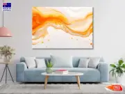 Gold, grunge and white abstract Wall Canvas Home Decor Australian Made Quality