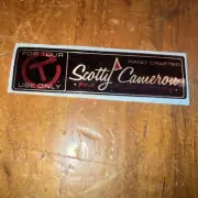 Scotty Cameron For Tour Use Only Shaft Band NOS