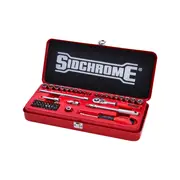 Sidchrome 53 Piece 1/4” Drive Met/AF Socket Set