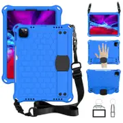 Catzon Hive iPad Case For iPad Pro11//Air4 10.9 Durable Stand Cover With Shoulder Strap-BlueBlack