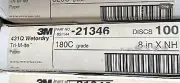 3M Wetordry™ Paper Disc 431Q, 8 in x NH, 180 Grit, 100/Pk
