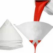 10pcs 100/150 Mesh Paper Funnel Nylon Paint Strainer Filter Cone Straining&Cup