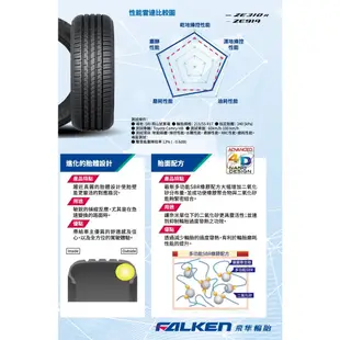 新北 小老闆輪胎 日本大津輪胎 飛隼輪胎 185/60/15 ZE310 中小型房車首選 舒適操控 新花紋 優惠中～