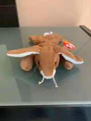 RARE Ears The Rabbit ty Original Beanie Baby with Tag Errors & PVC Pellets