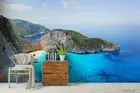 3D Ocan Island Wallpaper Wall Mural Removable Self-adhesive 64