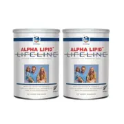 2x Alpha Lipid Lifeline Colostrum Milk Powder 450g Probiotics Digestion For Gut