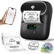 Thermal Label Maker, Barcode Printer, M110 Upgraded Label Printer Bluetooth N...