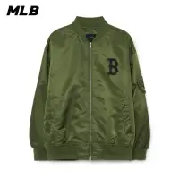 在飛比找momo購物網優惠-【MLB】飛行夾克外套 波士頓紅襪隊(3AJPB0331-4