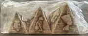 Pharaoh Pyramids Sculptures- Set of three pyramids SMALL