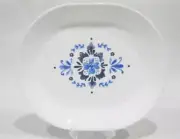 ❤️ Corelle PORTOFINO SERVING PLATTER Entree Tray Plate *Italian Coast Blue Tiles