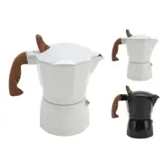 Mocha Pot 80ml Double Valve Design High Efficiency Extraction Stovetop US