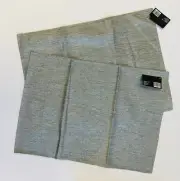 Set of 2 Faux Silk Silver Placemat Kitchen Decor 13" x 18" Holiday Party